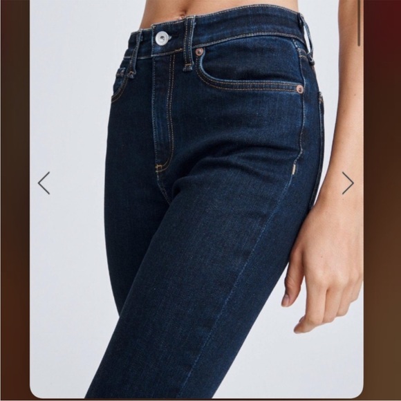 rag & bone Nina High-Rise Skinny - Marine Blue - Picture 5 of 15